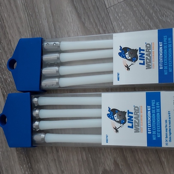 Lint Wizard Dryer Vent Cleaning Kit With 2 8ft Extension Packs - Picture 7 of 12